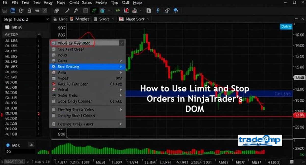 How to Use Limit and Stop Orders in NinjaTrader’s DOM